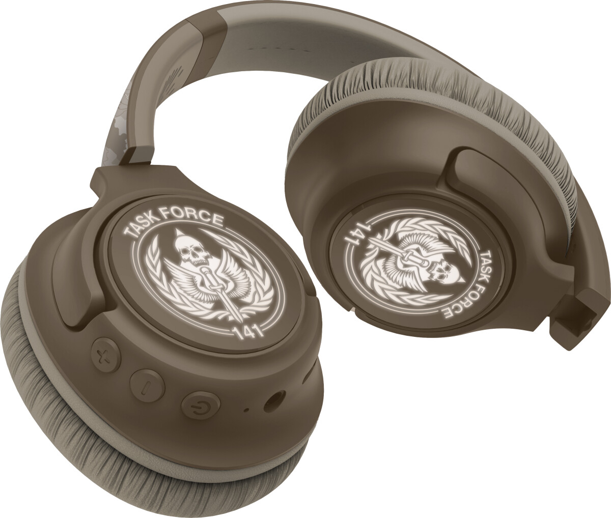 Call Of Duty - Trådløse Høretelefoner Med Lys - Grøn Camouflage