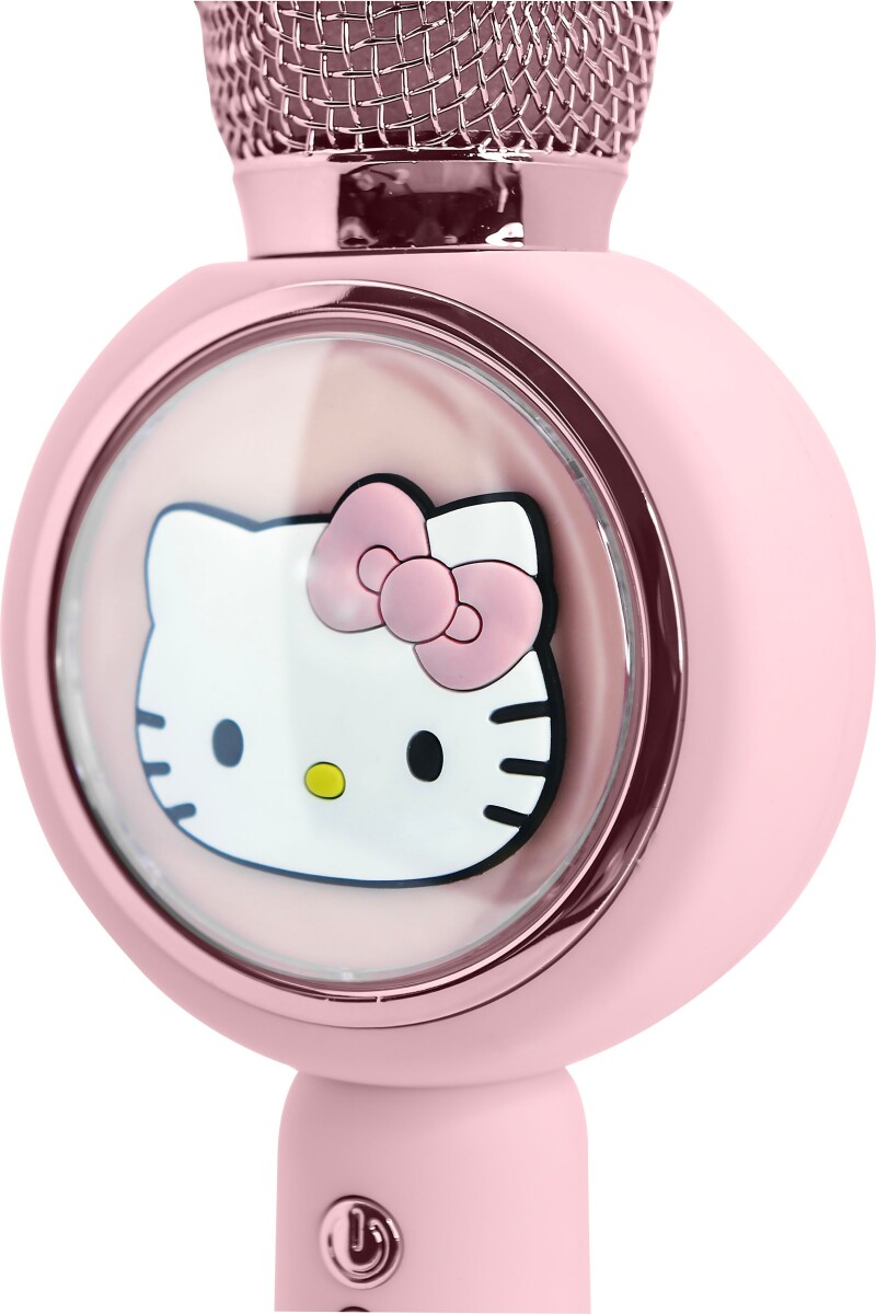 Hello Kitty - Karaoke Mikrofon Med Lys Til Børn