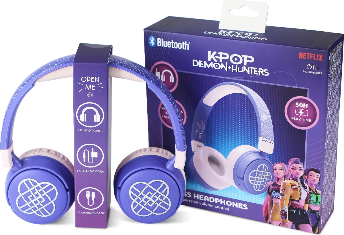 Otl - Kids Wireless Headphones - Kpop Demon Hunters Logo