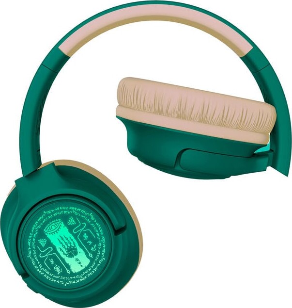 Legend Of Zelda - Trådløse Høretelefoner Med Lys Til Børn - Grøn