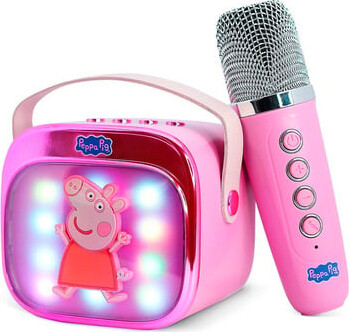 Otl - Light Up Wireless Karaoke Speaker W Microphone - Peppa Pig