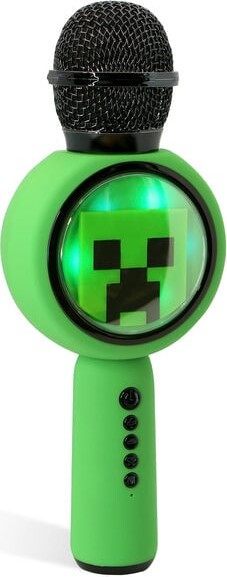 Minecraft Popsing Karaoke Mikrofon Med Lys Til Børn