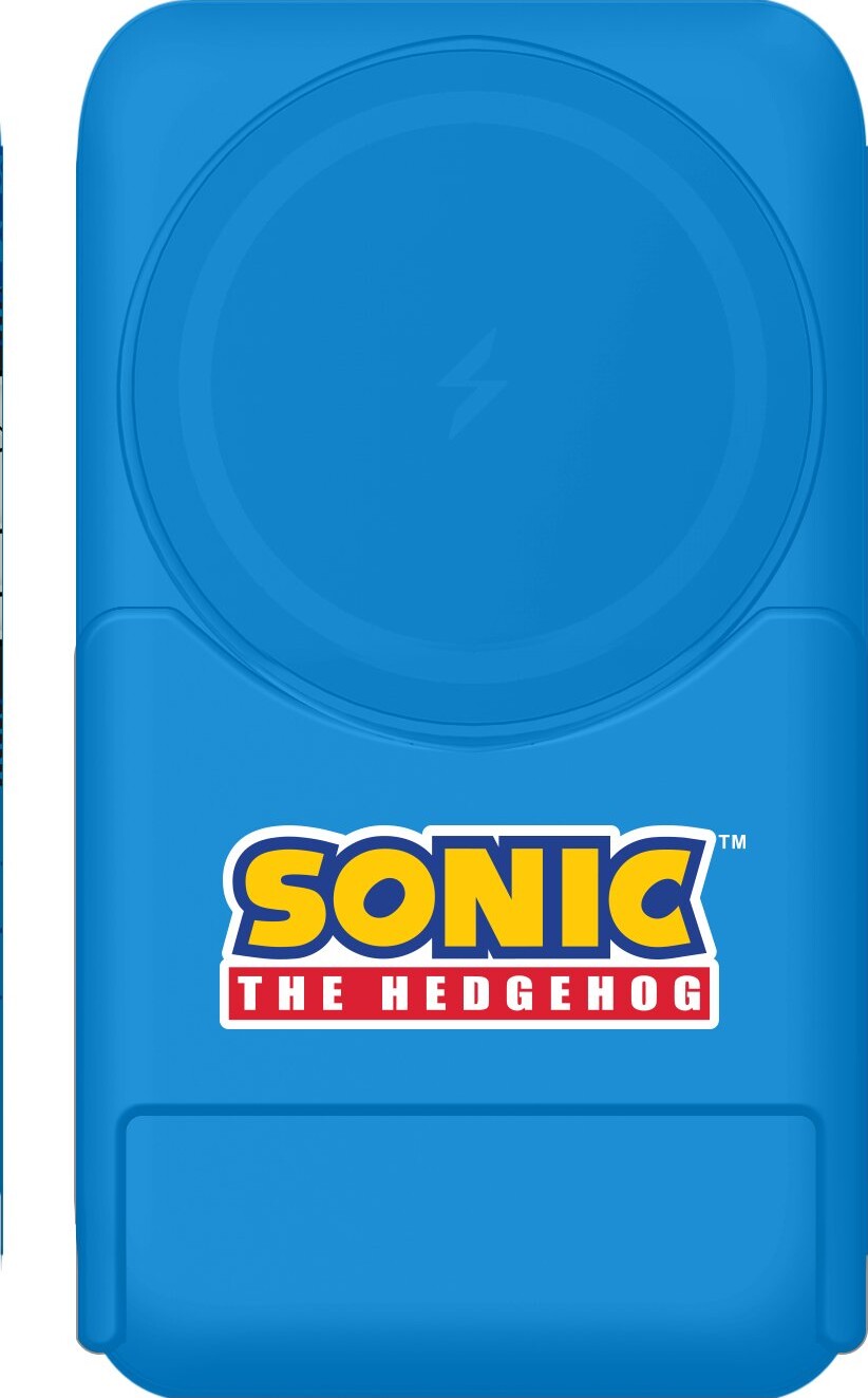 Sonic - Trådløs Magnetisk Powerbank - 5000 Mah - Blå