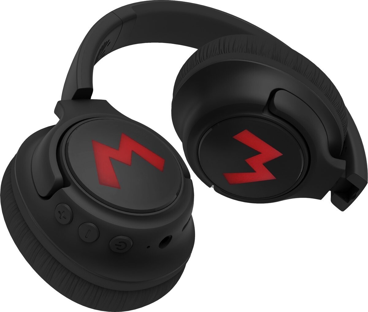 Super Mario - Trådløse Hovedtelefoner Med Lys Til Børn