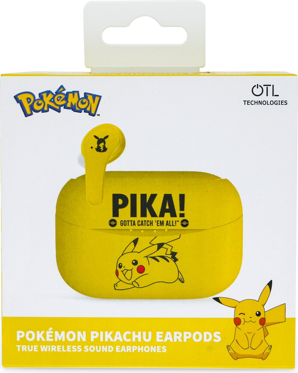 Pikachu - Earbuds Høretelefoner - Gul - Otl