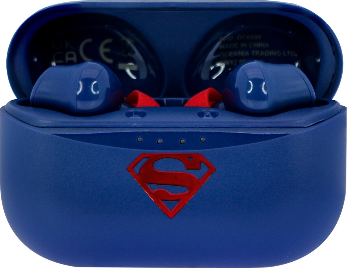 Superman - Earbuds Høretelefoner - Blå - Otl