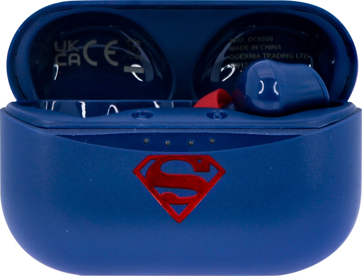 Superman - Earbuds Høretelefoner - Blå - Otl