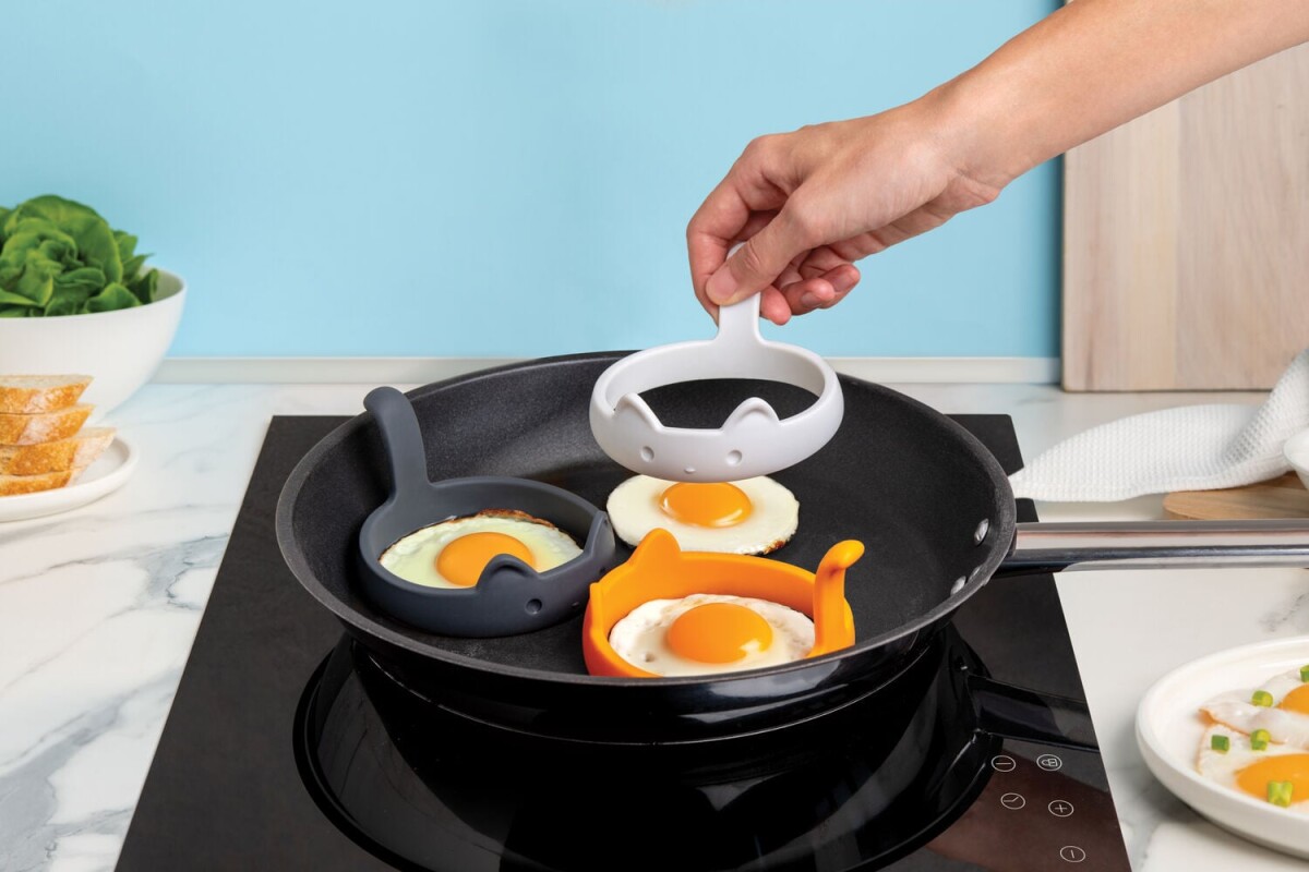 Ototo - Æggeform - Pancats - Hvid Grå Orange