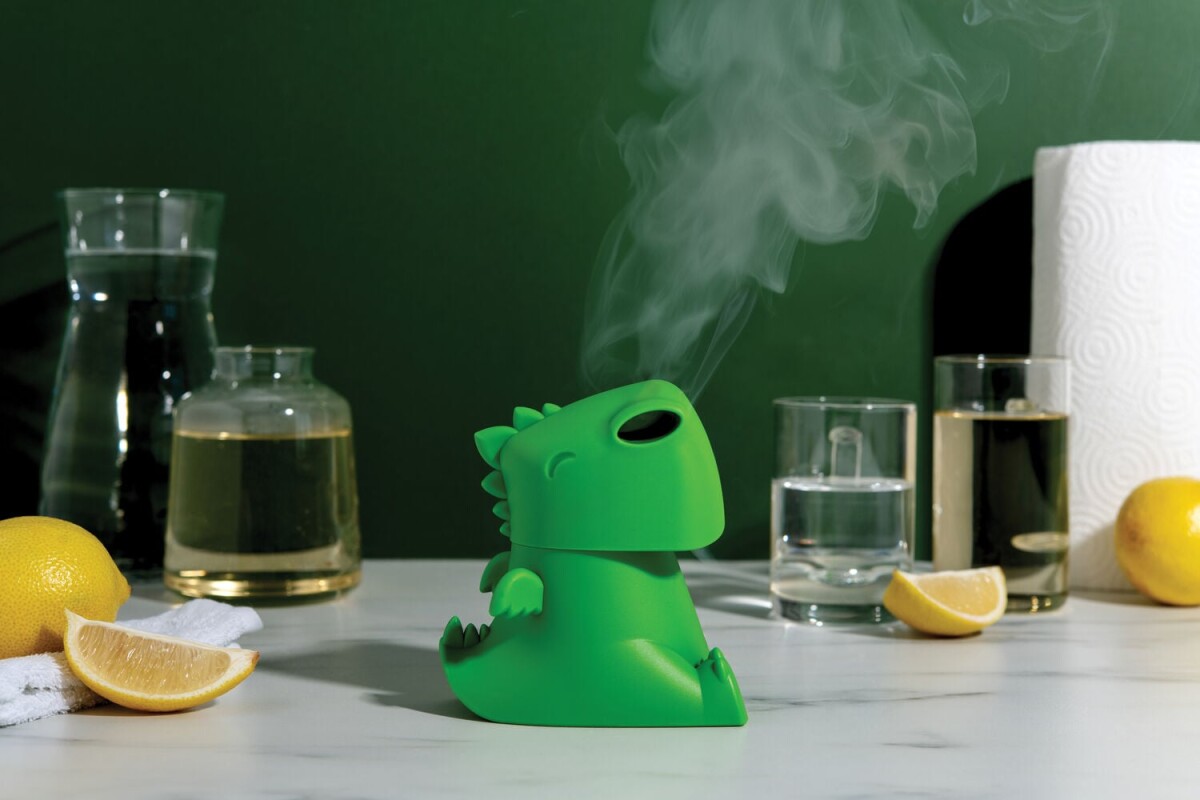 Ototo - Dracowave Renser Til Mikrobølgeovn - Grøn - Compact Size To Fit