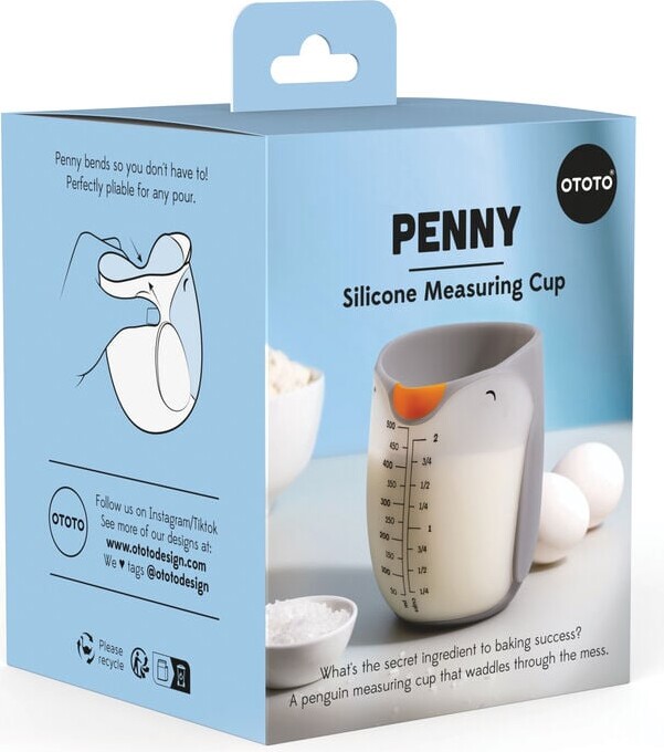 Ototo - Penny Silicone Measuring Cup - Orange