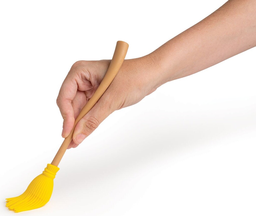 Ototo - Witchin Basting Brush Spatula - Purple And Yellow