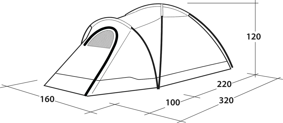 Outwell - Cloud 2 - Telt - 2 Personer - Grøn