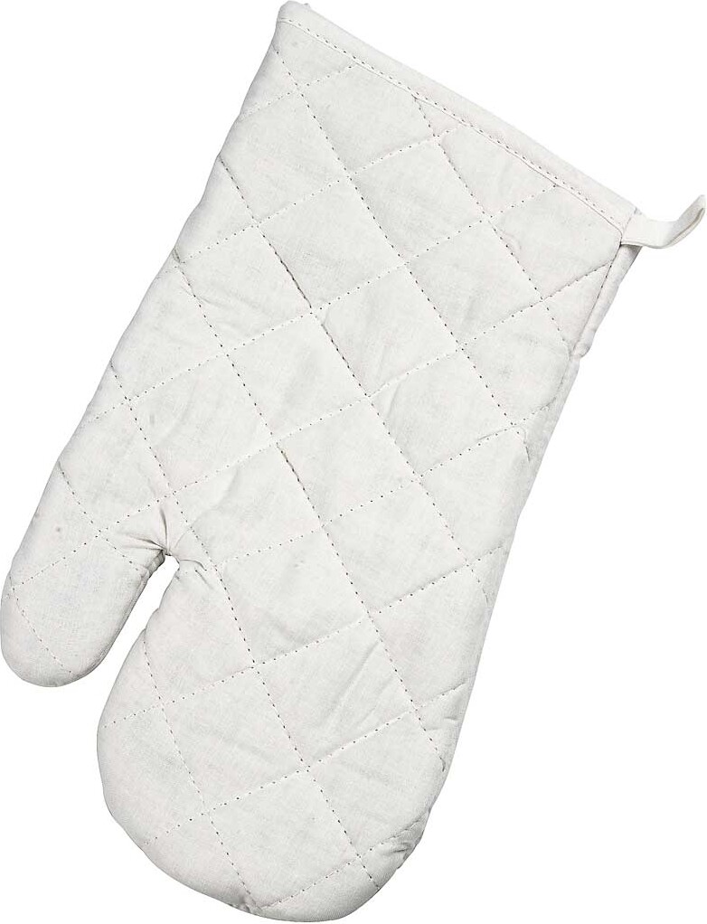 Ovnhandske - Str 18X28 Cm - 145 G - Hvid - 2 Stk