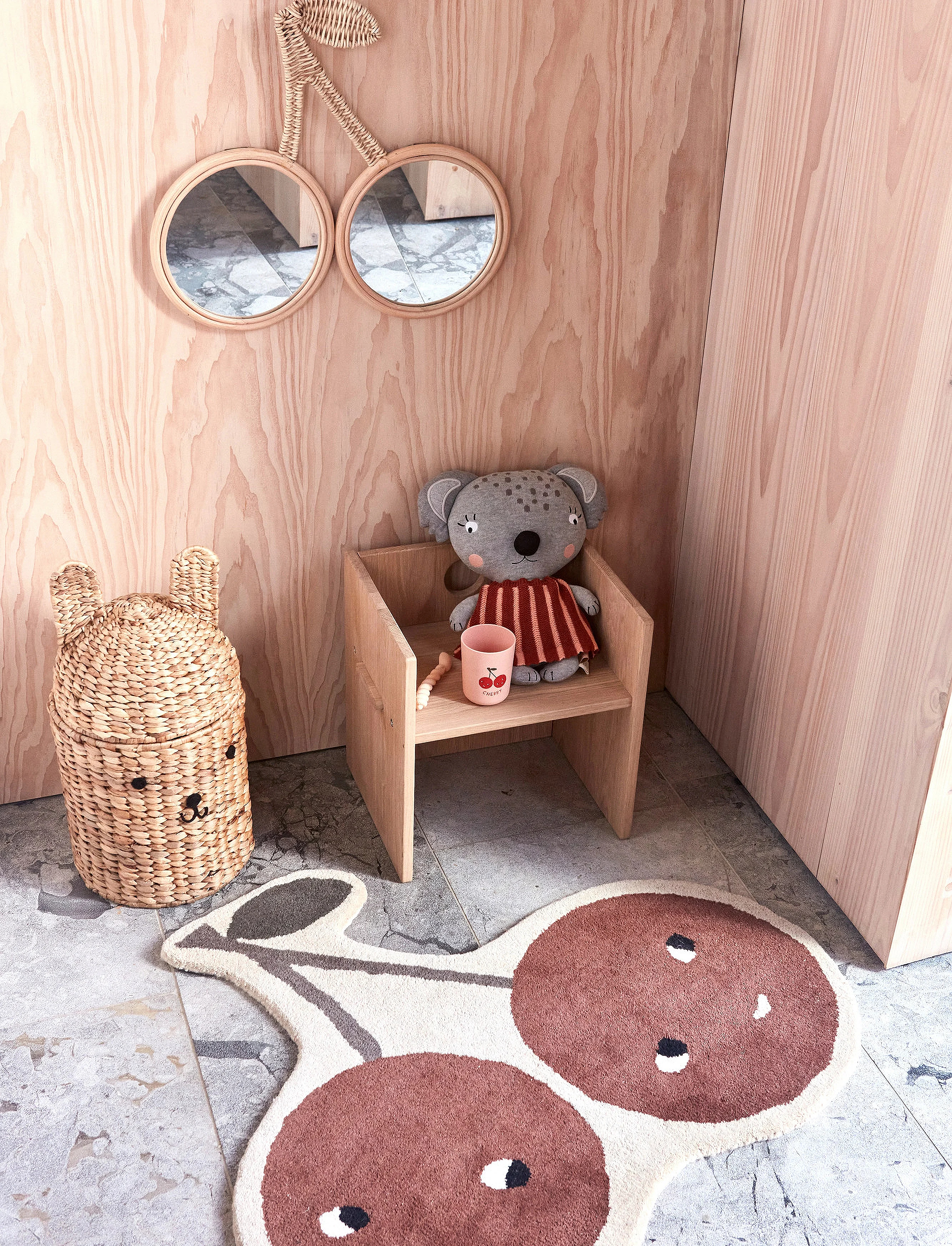 Oyoy Mini - Cherry Rug