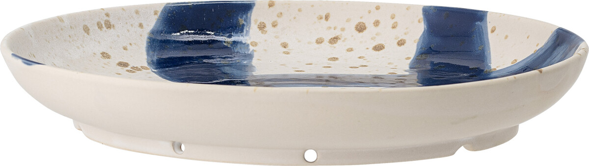 Bloomingville - Ozcar Vægdekoration - Blå - Stentøj Keramik