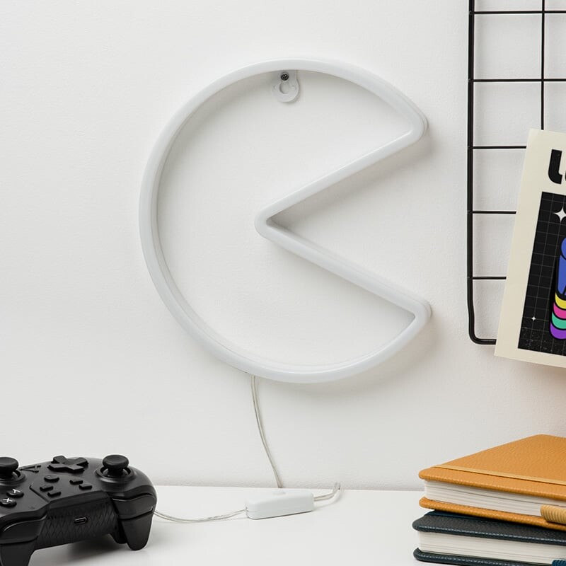 Pac Man Wall Mountable Led Neon Light