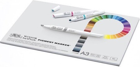 Tegneblok - Pigment Marker - A3 - 50 Ark - Winsor Newton