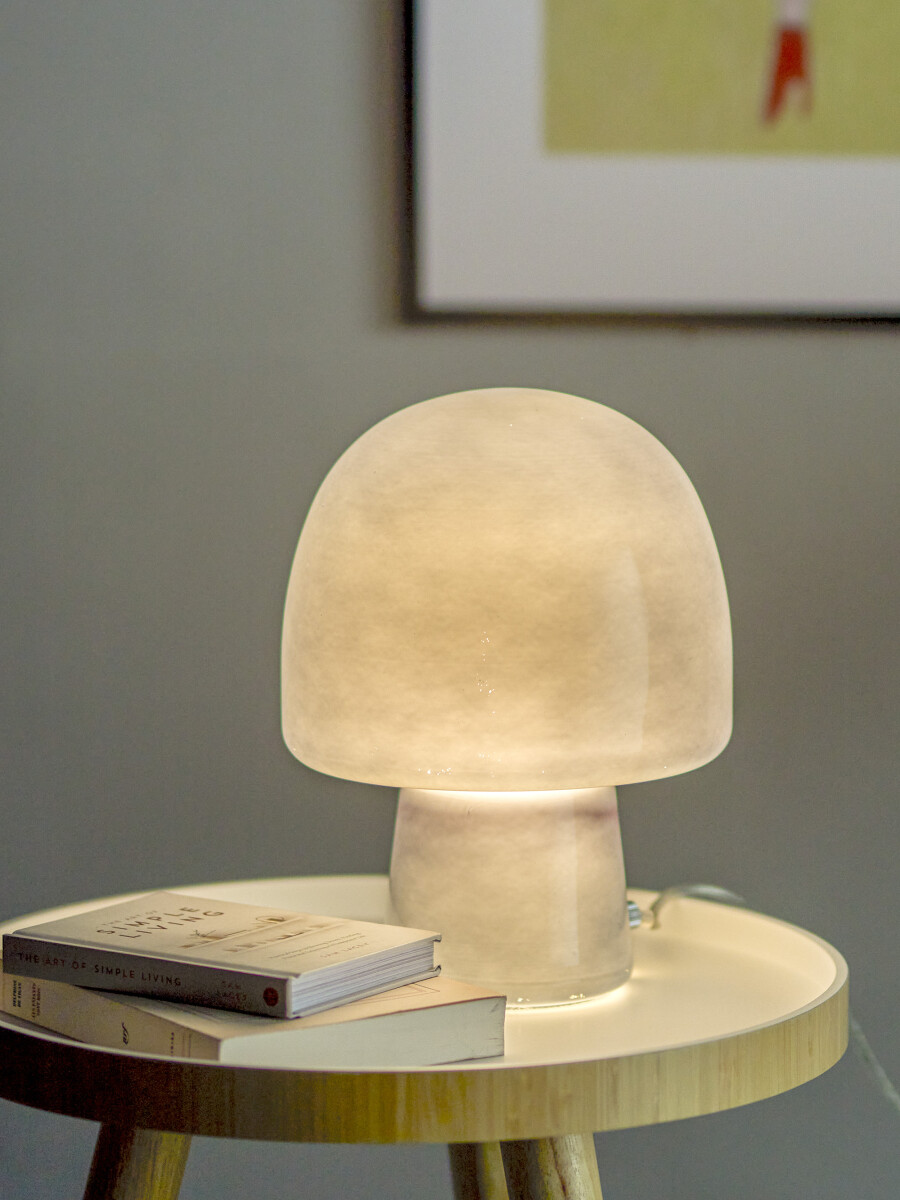 Bloomingville - Paddy Bordlampe - Blå - Glas