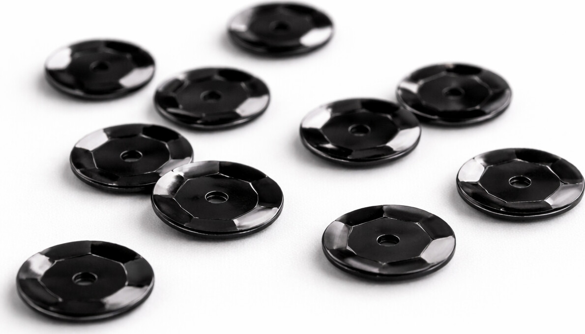 Pailletter - Sort - 5 Mm - 500 G
