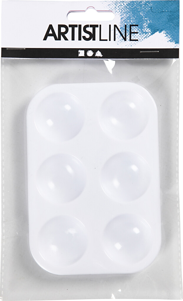 Palette - Str 13X8 5 Cm - Hvid - 1 Stk