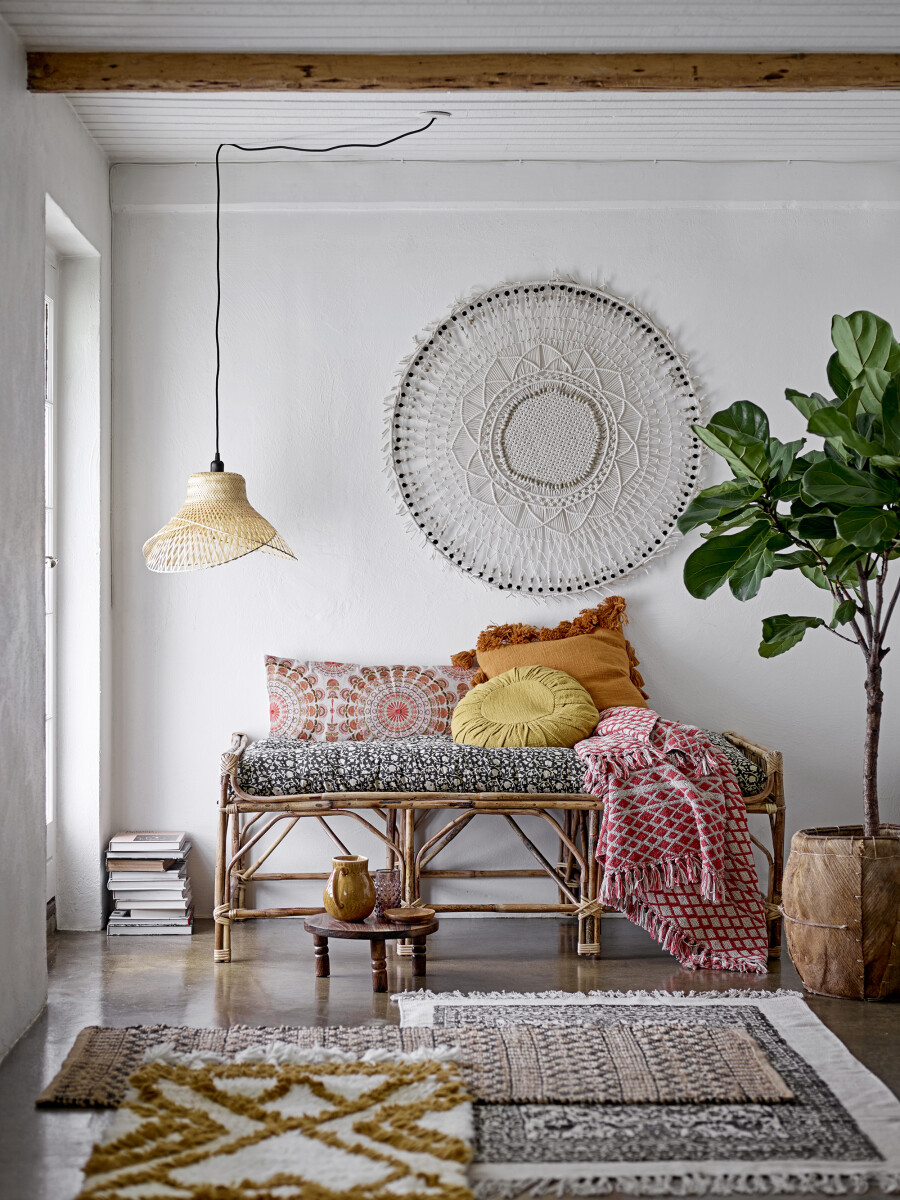 Bloomingville - Pammi Bænk - Natur - Sukkerør - Udendørs