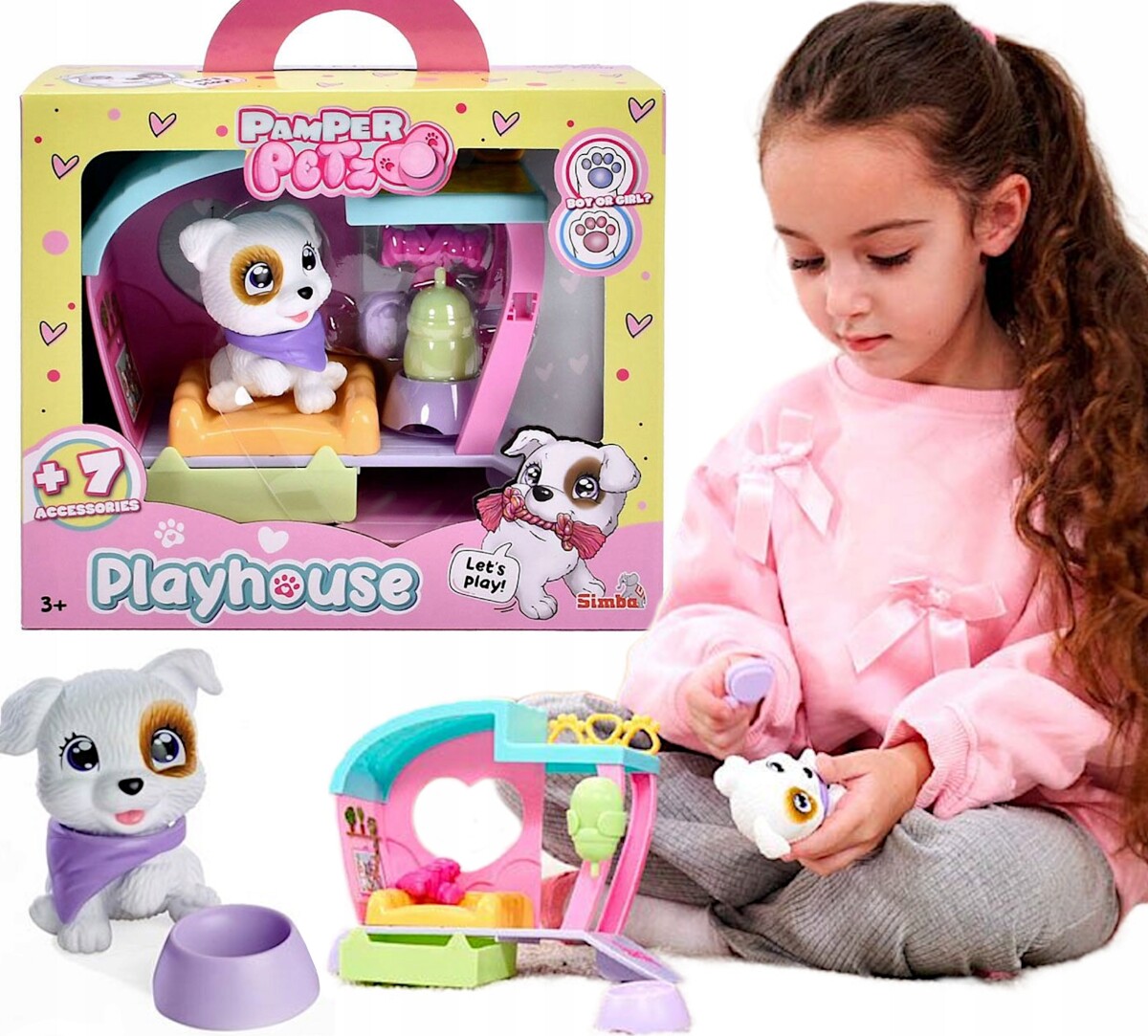 Simba - Pamper Petz - Mini Playhouse - Hund Figur Legesæt