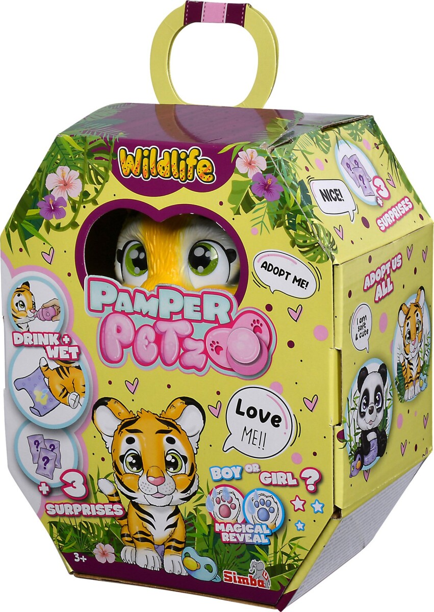 Pamper Petz - Tiger - Interaktivt Kæledyr Legetøj