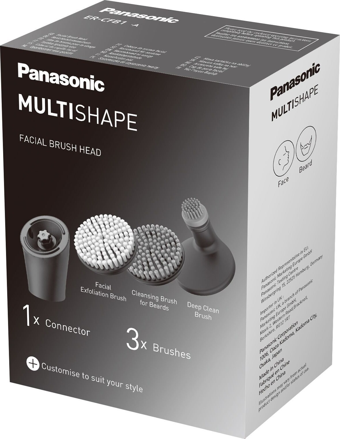 Panasonic - Multishape Facial Brush Head Er-Cfb1-A503