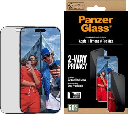 Panzerglass - Iphone 17 Pro Max - Privacy Skærmbeskyttelse