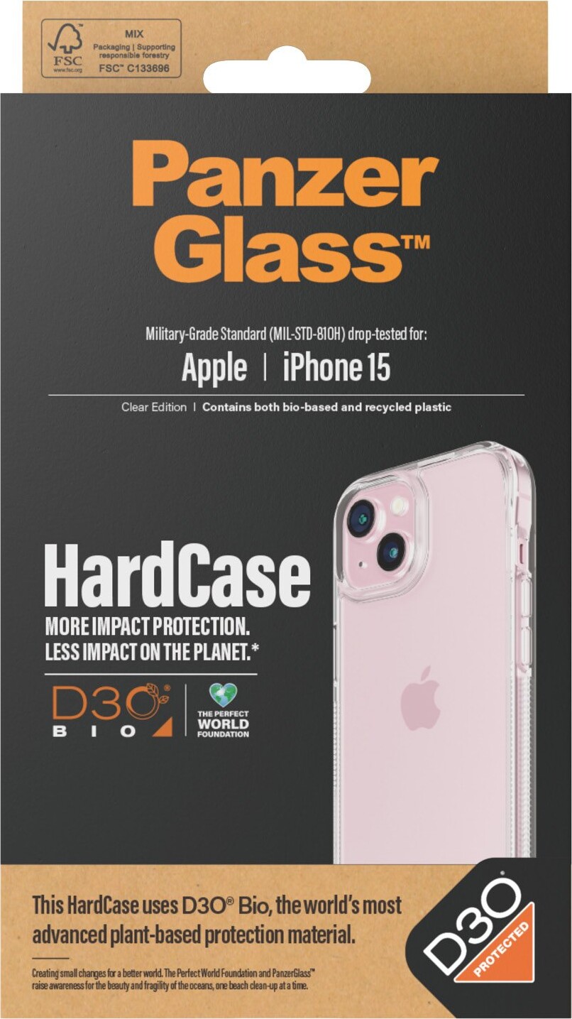 Panzerglass - Apple Iphone 15 - 6 1 Hardcase Med D3O