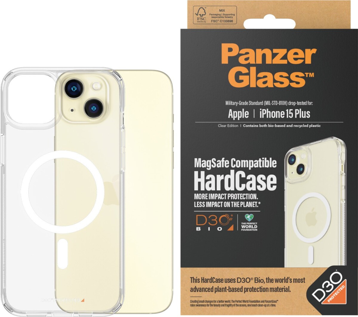Panzerglass - Apple Iphone 15 - 6 1 Hardcase Med D3O