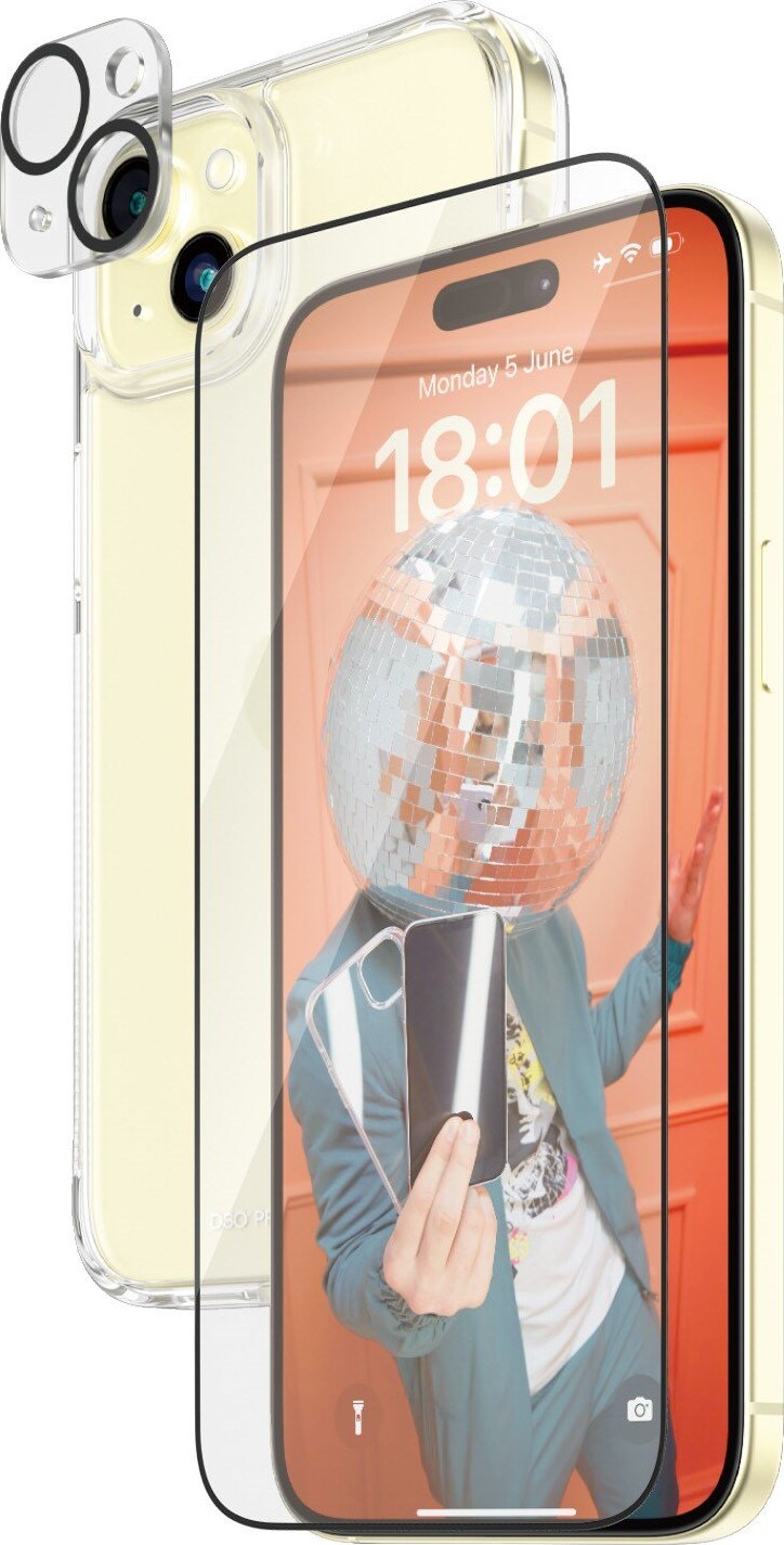 Panzerglass - Apple Iphone 15 Plus - 3-I-1 Beskyttelsessæt 6 7