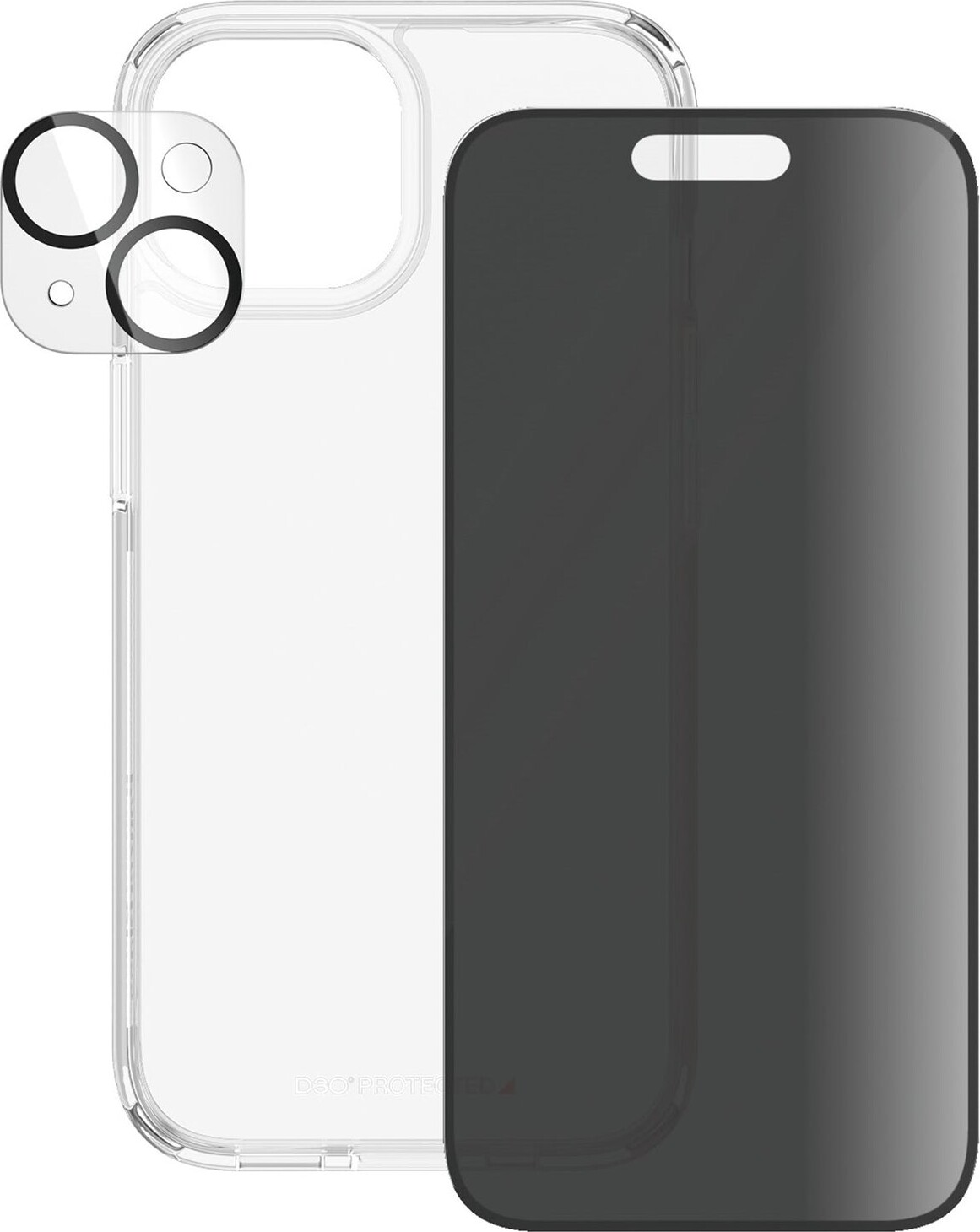 Panzerglass - Apple Iphone 15 - 3-I-1 Cover Sæt - Ultra-Wide Fit