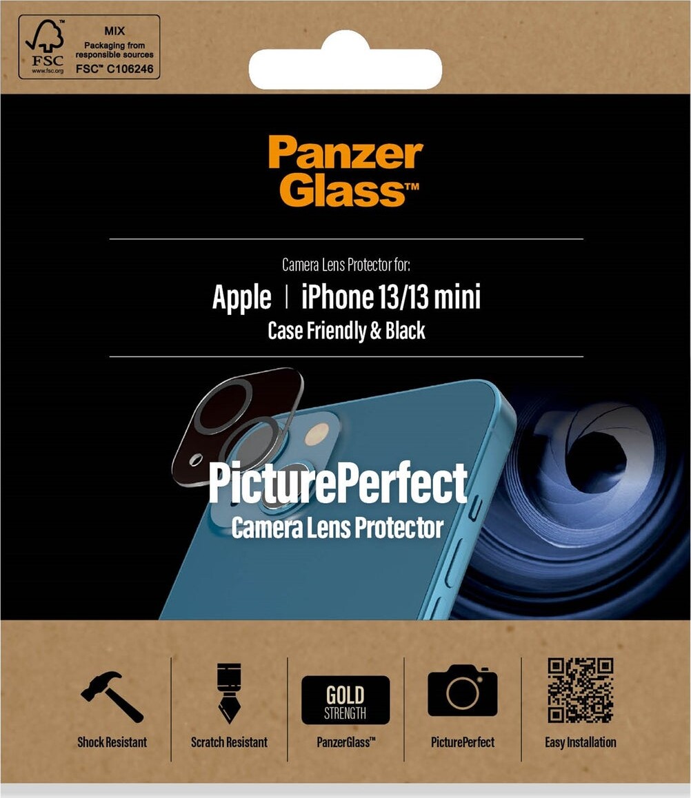 Panzerglass - Apple Iphone 13 13 Mini - Linsebeskyttelse - Mini