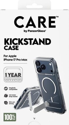 Care By Panzerglass - Iphone 17 Pro Max - Kickstand Case - Transparent