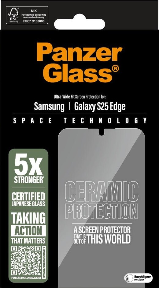 Panzerglass - Skærmbeskyttelse - Ultra-Wide - Samsung Galaxy S25 Edge