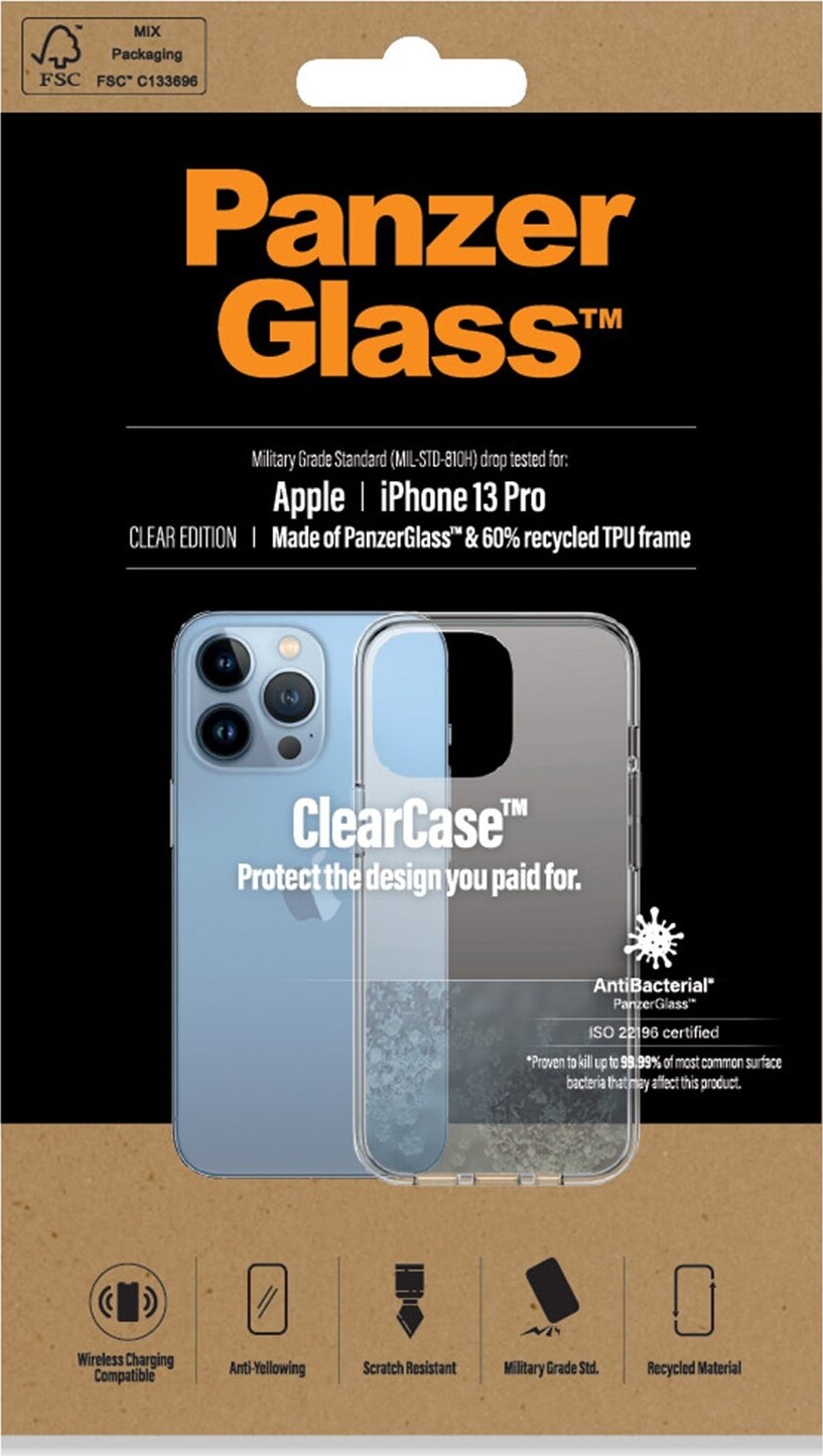 Panzerglass - Iphone 13 Pro - Clearcase Cover - Gennemsigtig