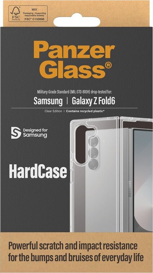 Panzerglass - Samsung Galaxy Z Fold6 - Hardcase Cover - Gennemsigtig