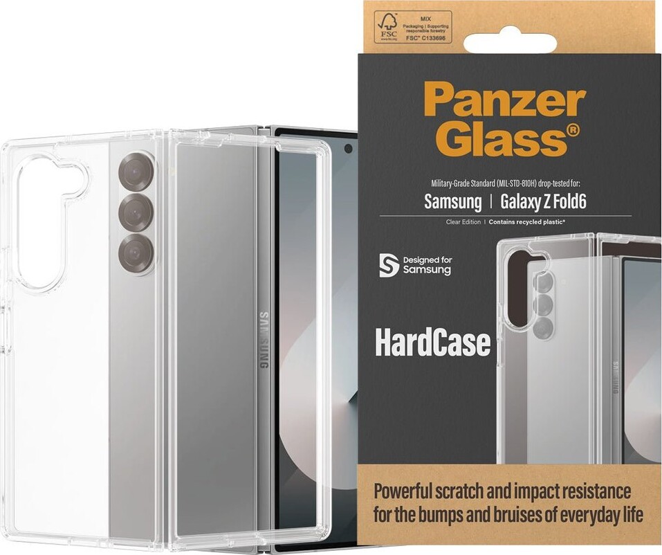 Panzerglass - Samsung Galaxy Z Fold6 - Hardcase Cover - Gennemsigtig