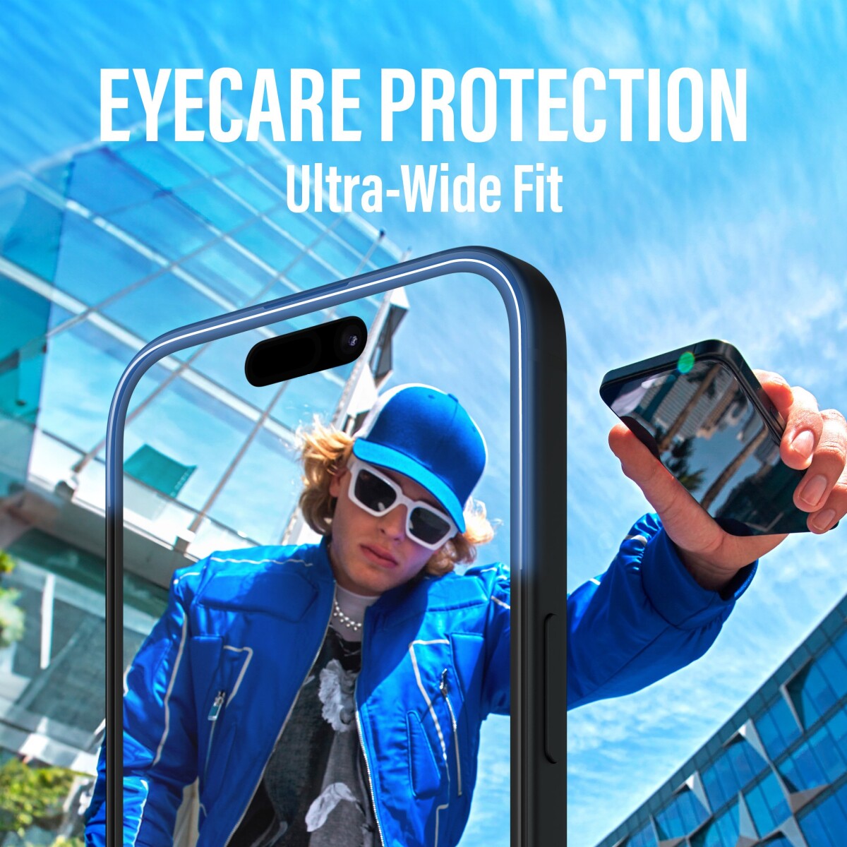 Panzerglass - Iphone 16 Pro - Eyecare Skærmbeskyttelse - Ultra Wide