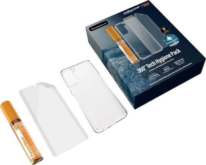 Panzerglass - Galaxy S21 - 3-I-1 Cover Tpu Spray Sæt - Gennemsigtig