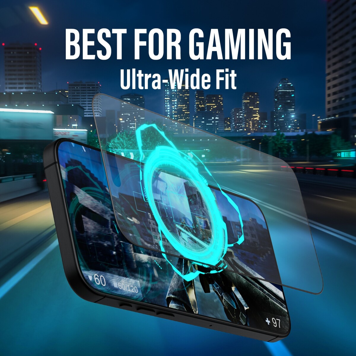 Panzerglass - Iphone 16 Pro Max - Gaming Skærmbeskyttelse - Ultra Wide Fit