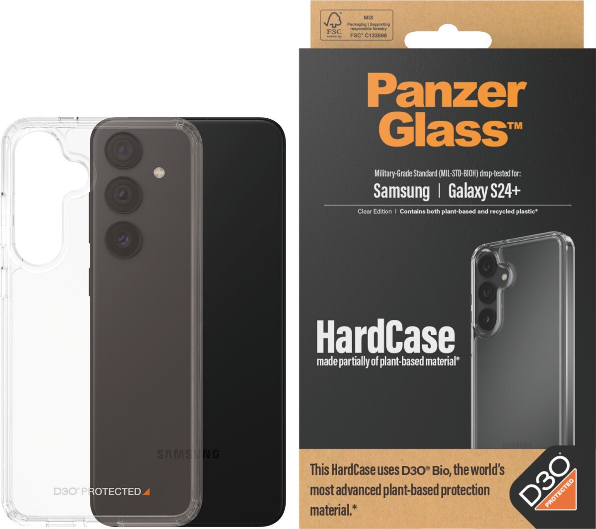 Panzerglass - Hardcase Cover Med D3O - Galaxy S24 Plus