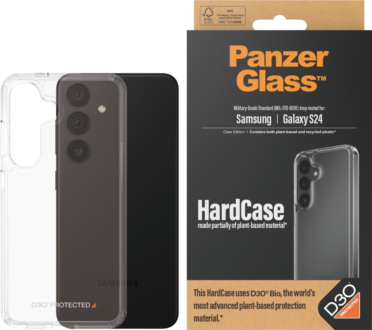 Panzerglass - Samsung Galaxy S24 - Hard Case Cover Med D3O