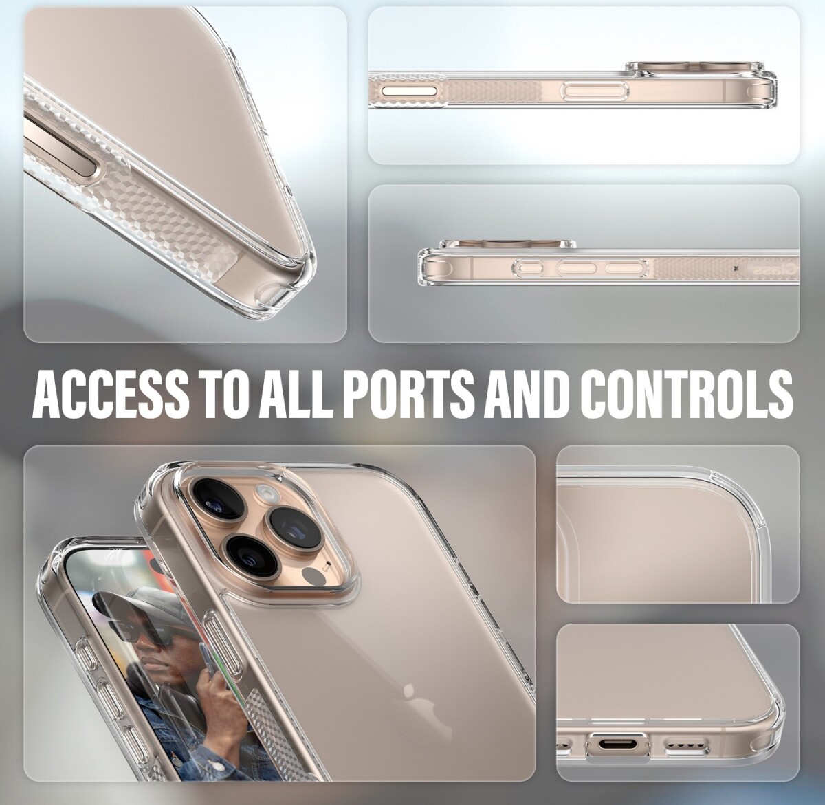 Panzerglass - Hardcover - Iphone 16 Pro Max - Transparent