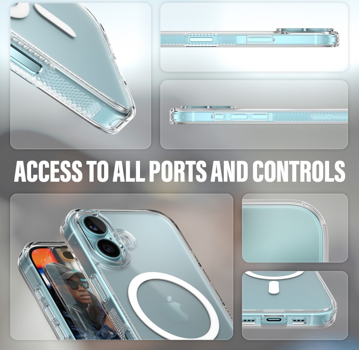 Panzerglass - Hardcover Magsafe - Iphone 16 - Hvid