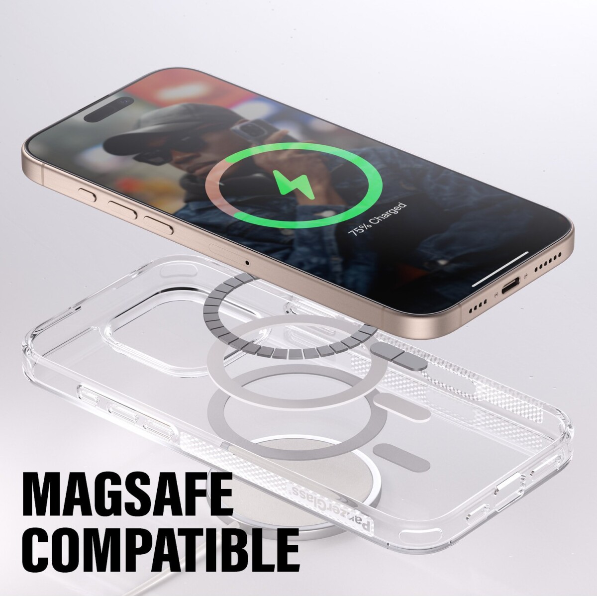 Panzerglass - Hardcover Magsafe - Iphone 16 Pro Max - Hvid