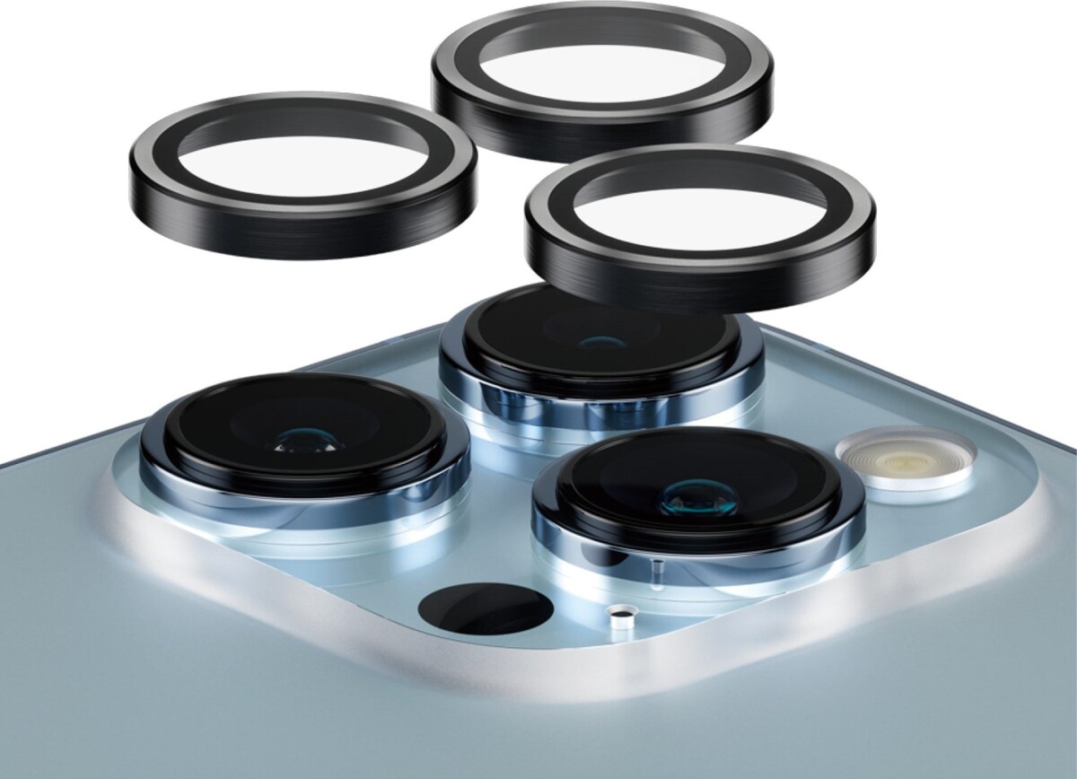 Panzerglass - Hoops - Iphone 13 Pro - 13 Pro Max - Linsebeskyttelse - Sort