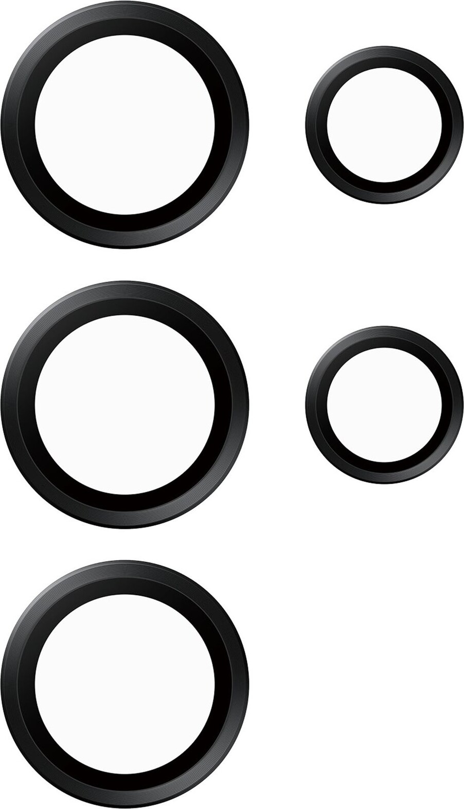 Panzerglass - Hoops - Samsung Galaxy S24 Ultra - Linsebeskyttelse - Sort
