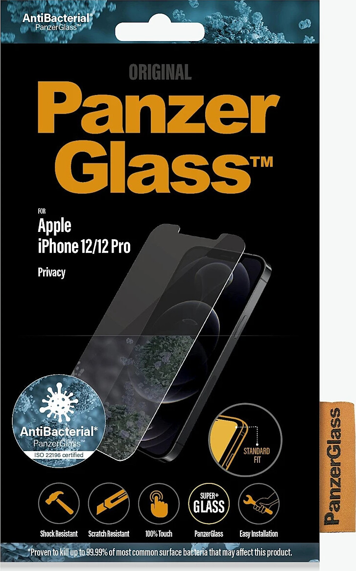 Panzerglass - Iphone 1212 Pro Privacy Skærmbeskyttelse - Sort -